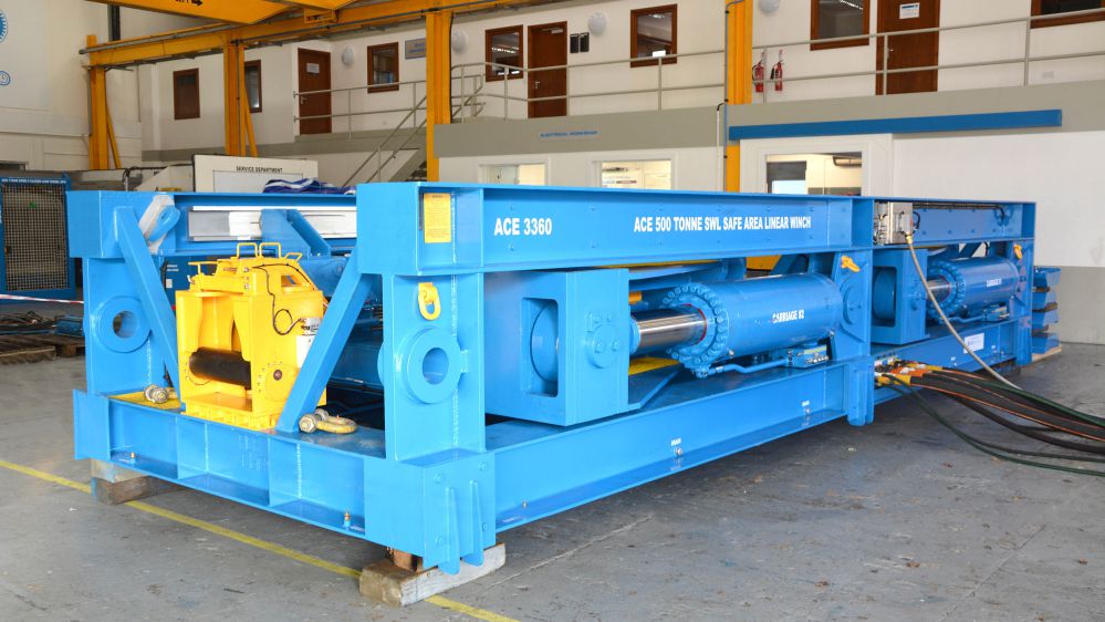 ACE Winches Announces NEW 500te Linear Winch